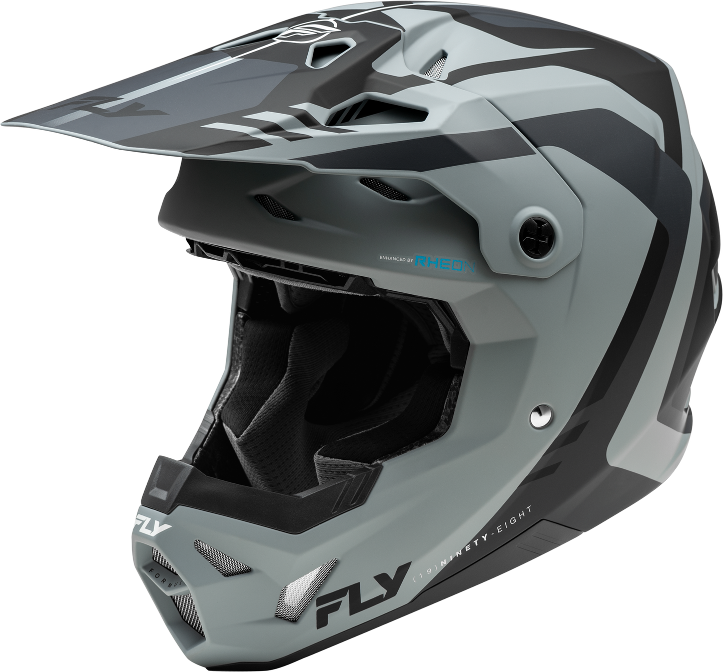 Fly Racing Formula Cp Krypton Helmet Matte Grey/Black 2X