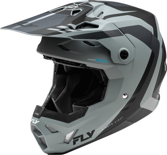 Fly Racing Formula Cp Krypton Helmet Matte Grey/Black 2X