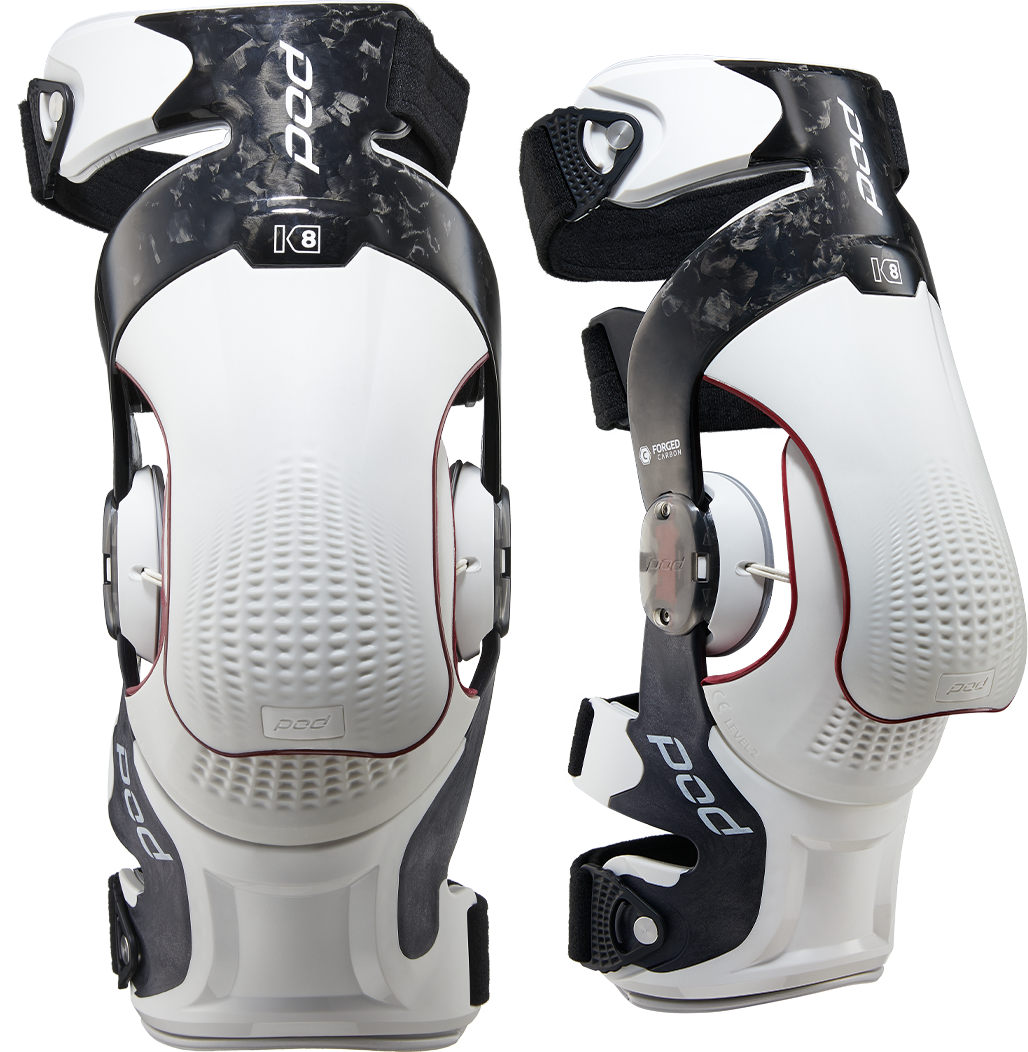 Pod K8 3.0 Knee Brace Carbon (Pr) Carbon/White 2X