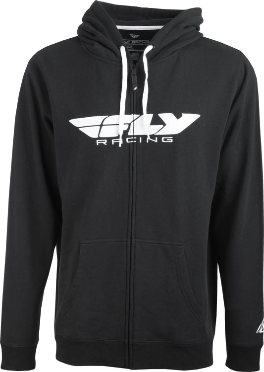 Fly Racing Fly Corporate Zip Up Hoodie Black Xl