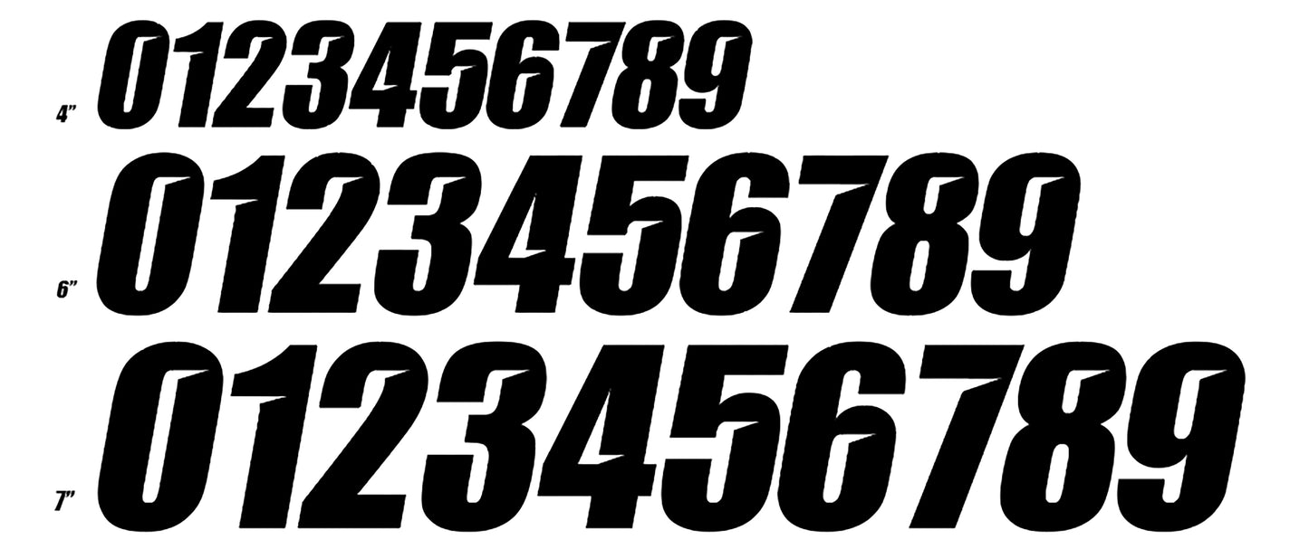 D-Cor #1 Black 4 Slash Series 3/Pk