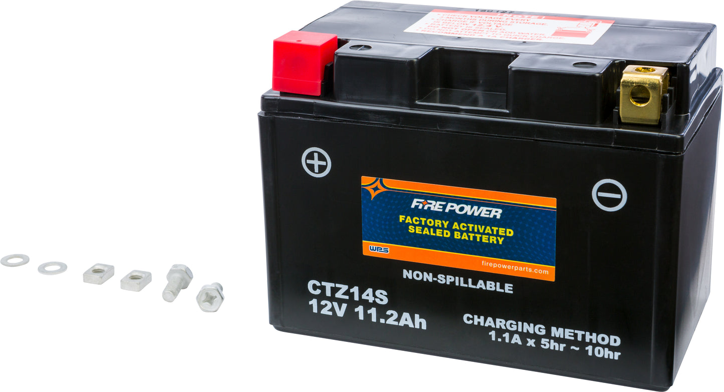 Fire Power Battery Ctz14S Sealed Factory Activated