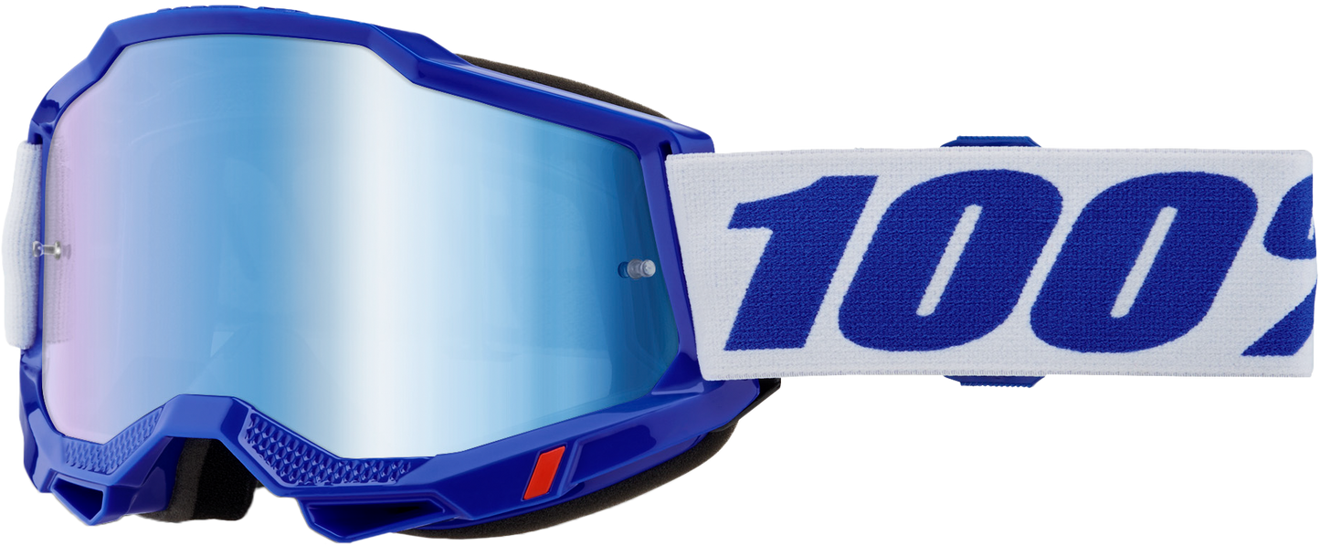 100-Percent Accuri 2 Goggle Blue W/Blue Mirror Lens