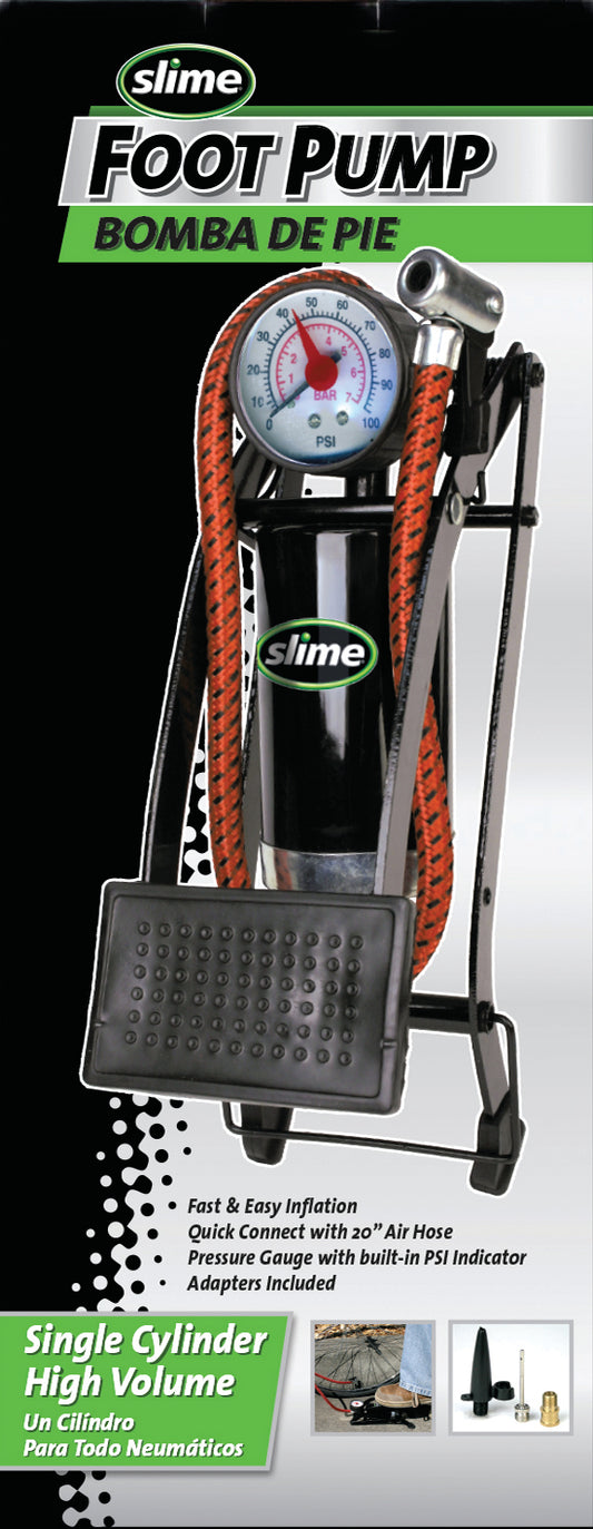 Slime Tire Repair Foot Pump