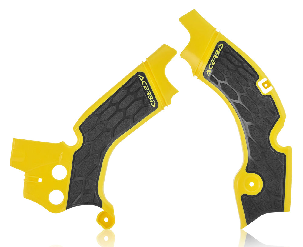 Acerbis X-Grip Frame Guard Yellow/Black • #26305-31017