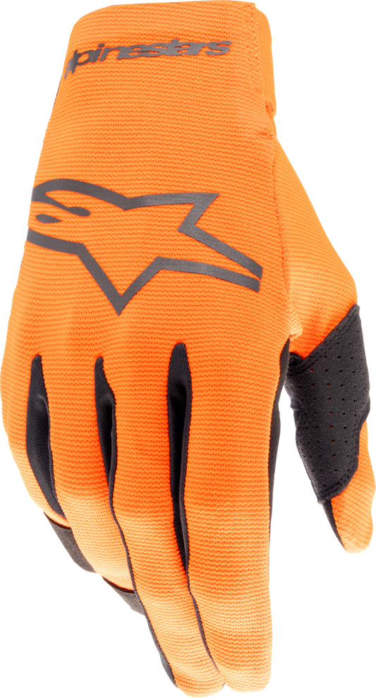 Alpinestars Radar Gloves Hot Orange/Black Sm • #482-2481S