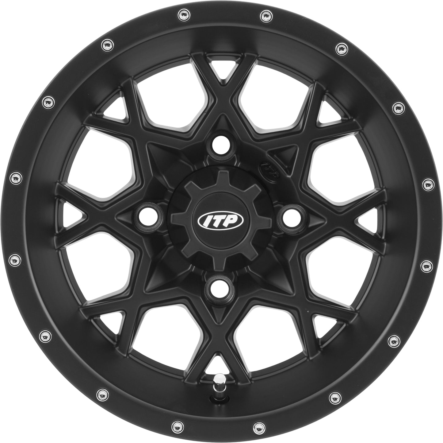 Itp Hurricane 12X7 4/110 5+2 Black