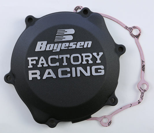 Boyesen Factory Racing Clutch Cover Black • #59-7230B