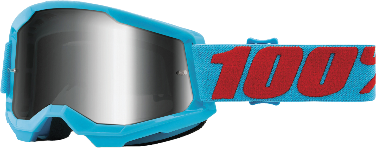 100-Percent Strata 2 Goggle Summit Mirror Silver Lens