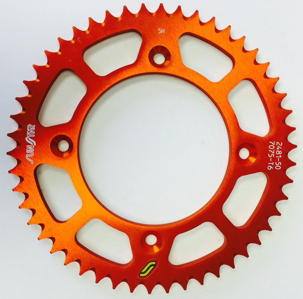Sunstar Rear Sprocket Aluminum 50T-428 Org Husq/Ktm