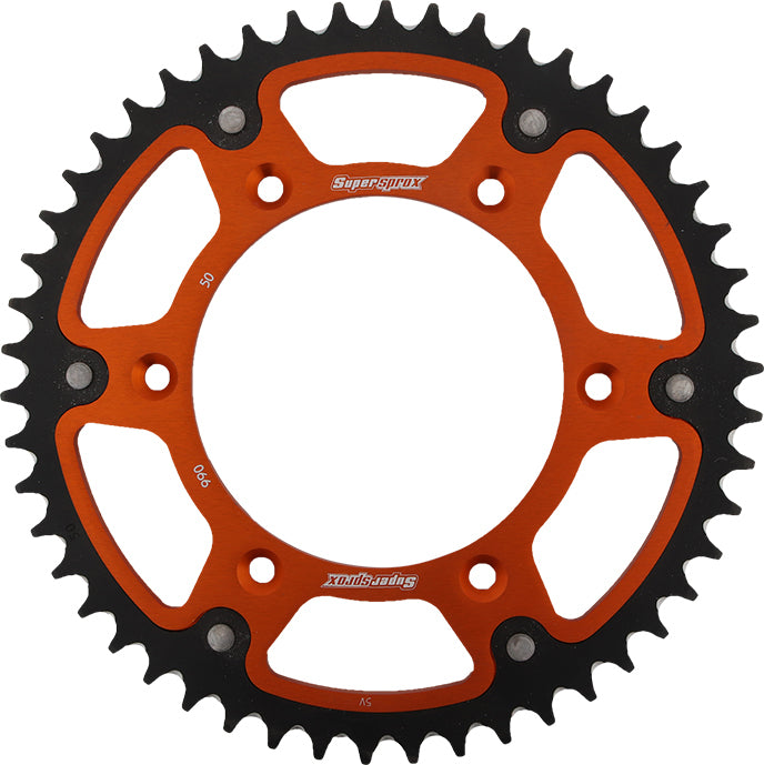 Supersprox Rear Stealth Sprocket Alu/Stl 50T-520 Org Hus/Husq/Ktm