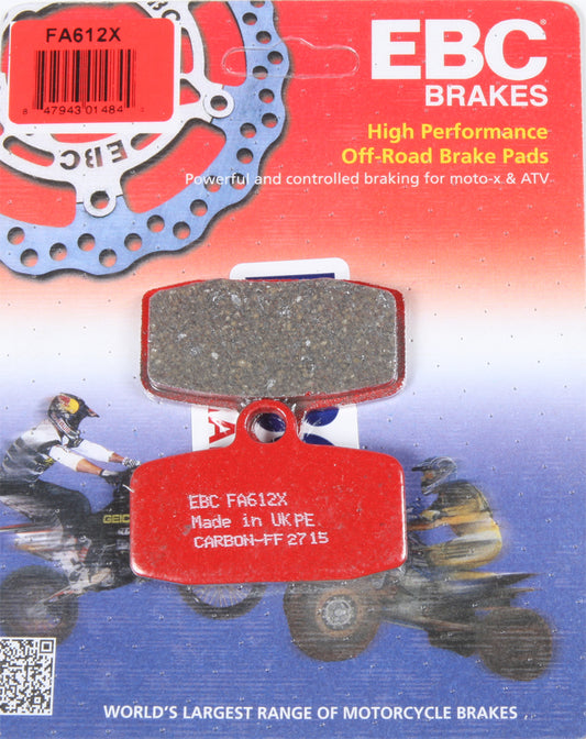 Ebc Brake Pads Fa612X Carbon X Series