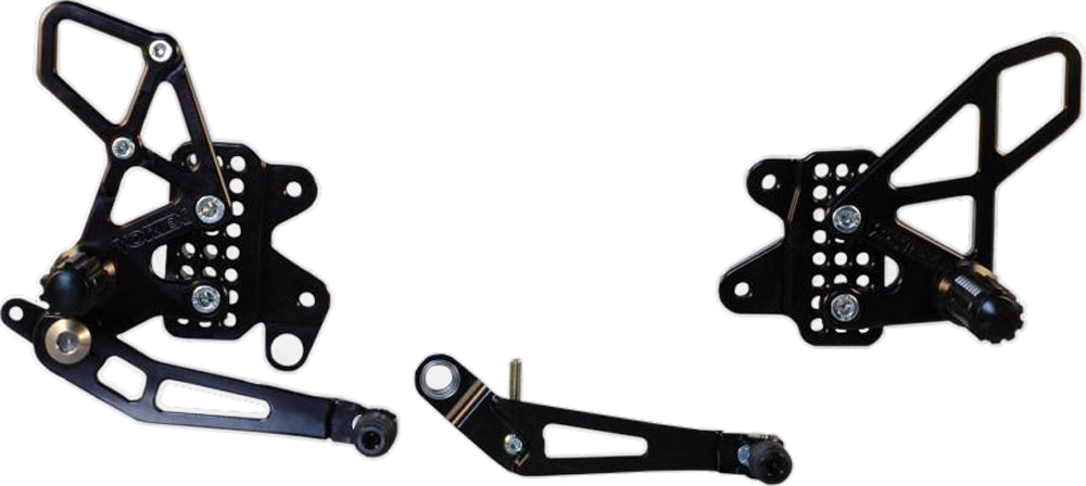 Vortex Rear Set Complete Blk Suz • #3-RS582K