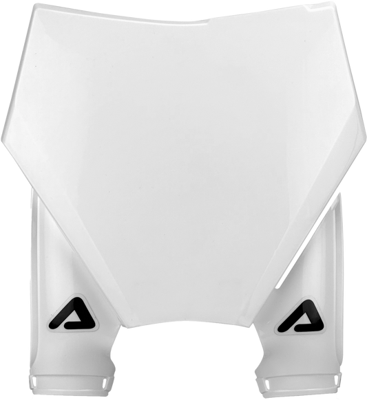 Acerbis Front Number Plate Ktm White