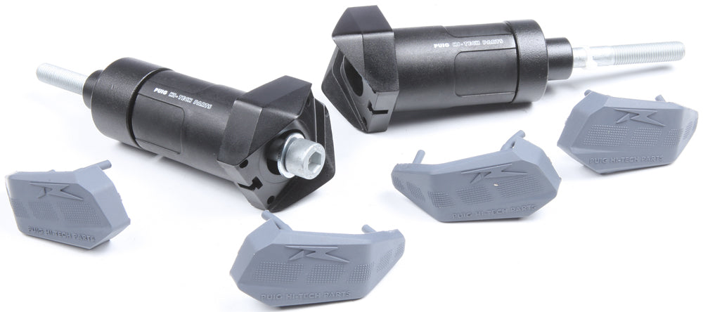 Puig Frame Sliders R12 Black • #561-3510BK