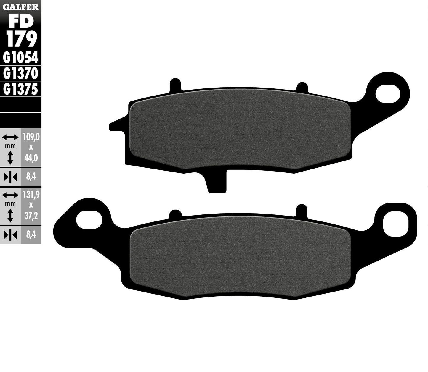 Galfer Brake Pads Semi Metallic Fd179G1054