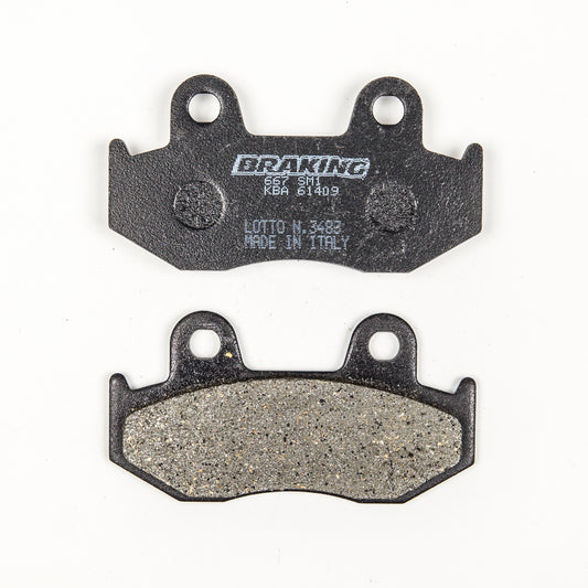 Braking Brake Pad Set Semi-Metallic • #31-667S