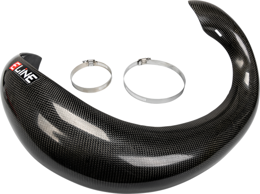 E-Line Accessories Carbon Fiber Pipe Guards Gas/Hus/Ktm • #677-3006