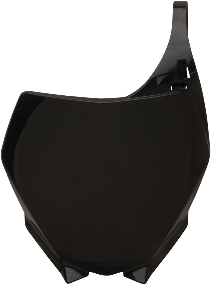 Acerbis Front Number Plate Black • #1591-3505