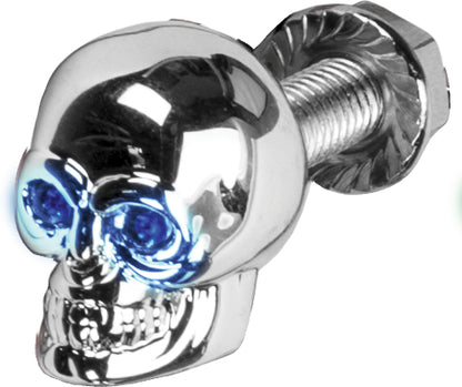 Harddrive Lighted Skull License Plate Screw