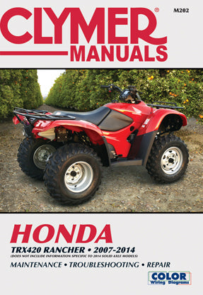 Clymer Repair Manual Hon Rancher