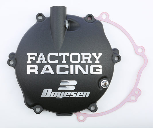 Boyesen Factory Racing Clutch Cover Black • #59-7231B