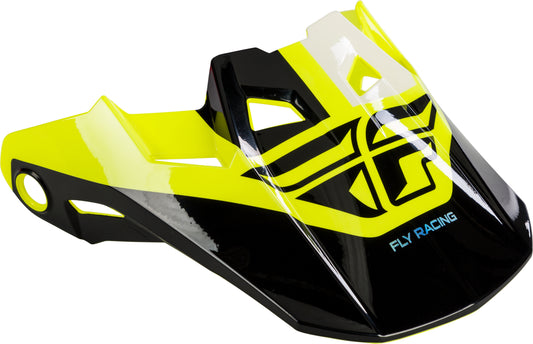 Fly Racing Formula Visor Black/Hi-Vis Xl-2X