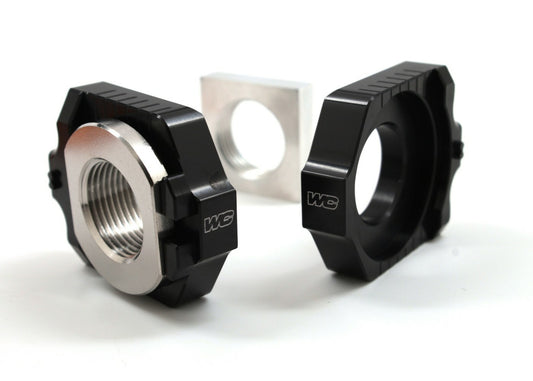 Works Axle Blocks Elite Ktm/Hus Black • #66-17261