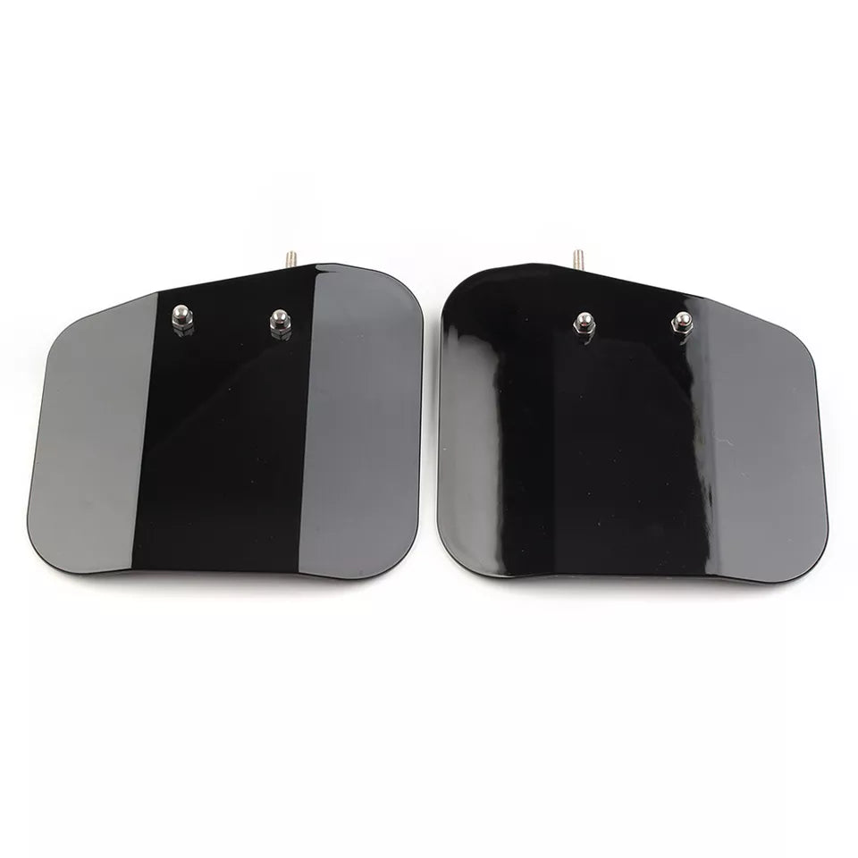 Honda GL1800 2001-2017 F6B Black Air Wing Deflector Windshield Mirror Mount